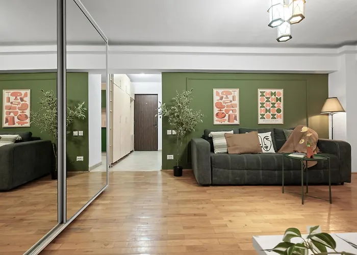 Lägenhet Design-led With Private Balcony, Bukarest